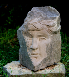 Mein 1. Versuch einen Kopf im Stein zu finden ;)