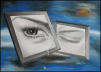 Die wunderschönen Augen meiner Schwester, Öl