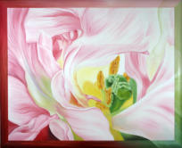 Innenleben einer Tulpe, Öl