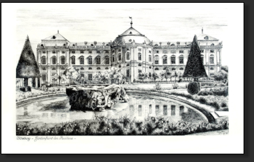 Würzburger Residenz, Tusche